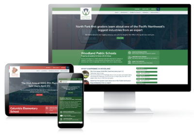 Woodland Public Schools Website and Brand Refresh