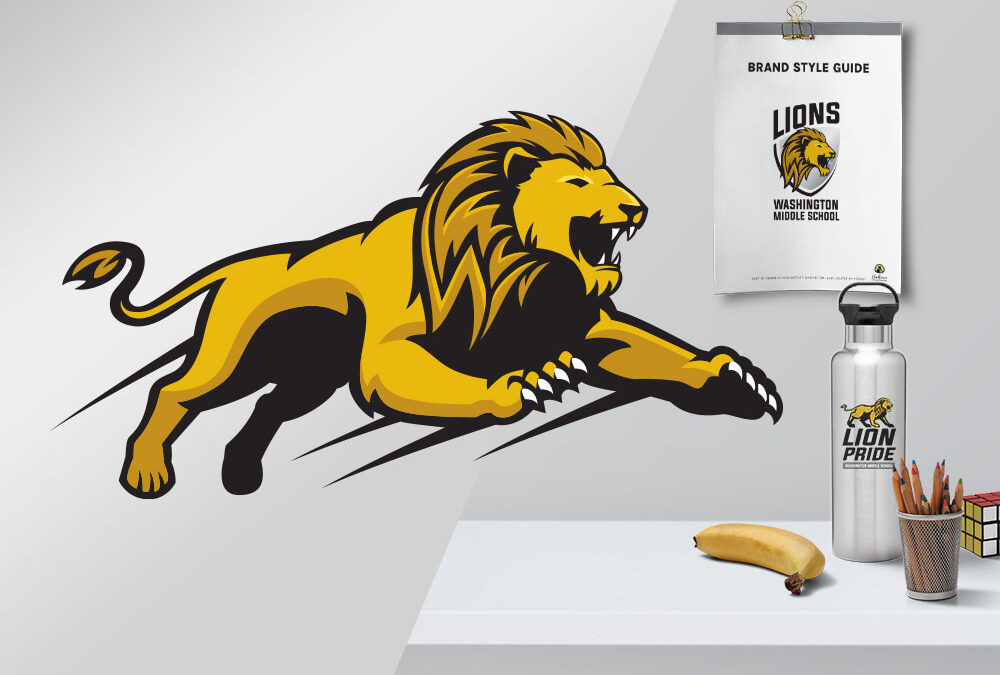 Building school pride with a new mascot: the Washington Lions brand process