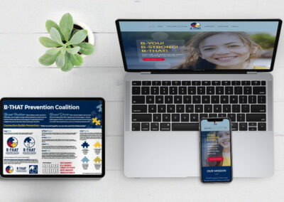 B-That Prevention Coalition Branding & Website