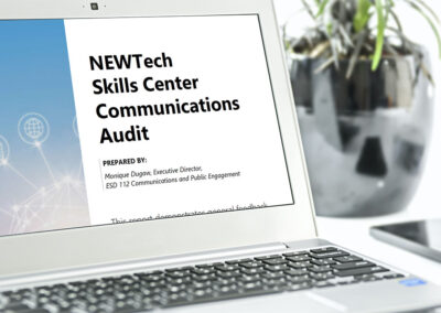 NEWTech Skills Center Communications Audit