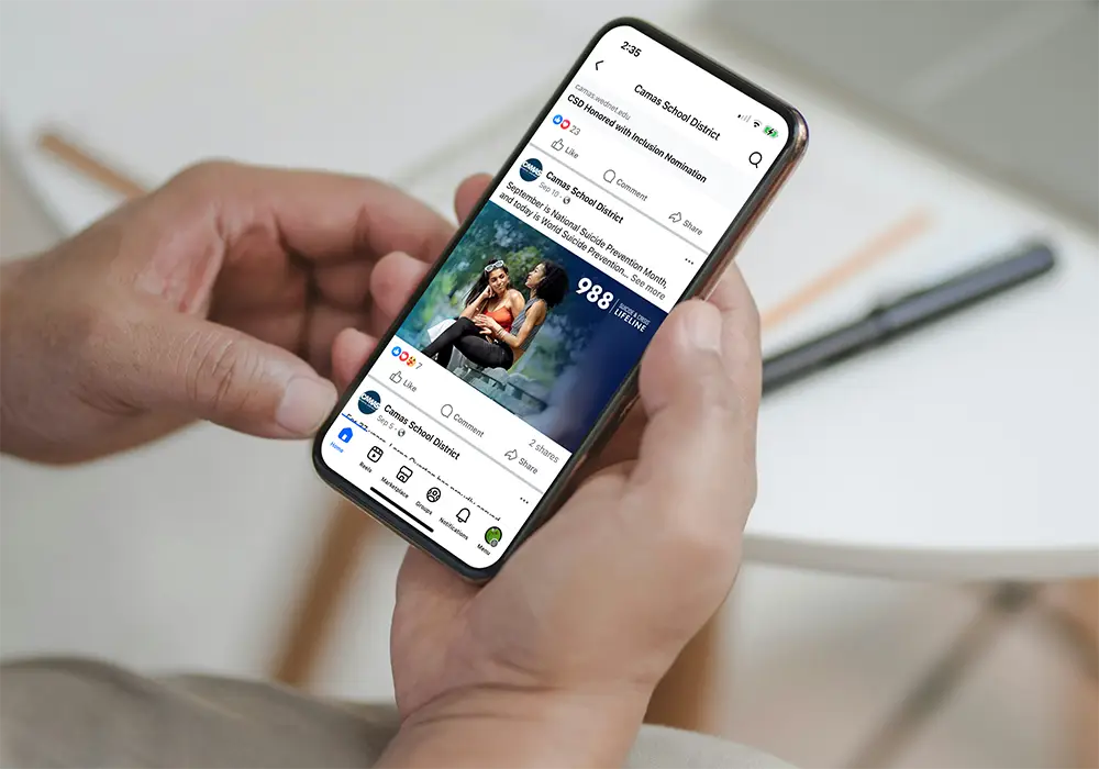 RCW requirements for school websites and social media