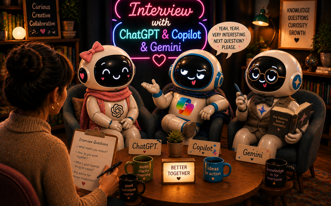 The People Pleaser, the Sassy Visionary, and the Intellectual: Three AI Interviews